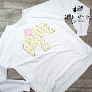 Simply Southern Bride Pull Over Sweatshirt Size XXL